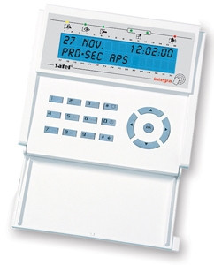 INT- KLCD-BL LCD Betjeningspanel m. klap