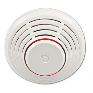 Tr&aring;dl&oslash;s r&oslash;g og varme detektor m. lyd