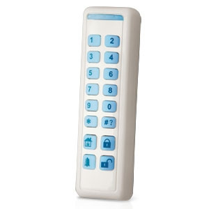 2-Vejs indend&oslash;rs "Slim" betjeningspanel, Hvid