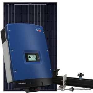 Solcellepakke 6,3 KW til skr&aring; eternit tag 