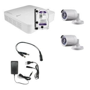 HD Coax KIT m. 2 kamera