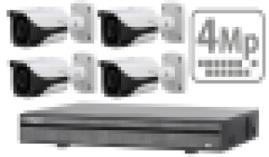 KIT HDCVI 4 kanalers 